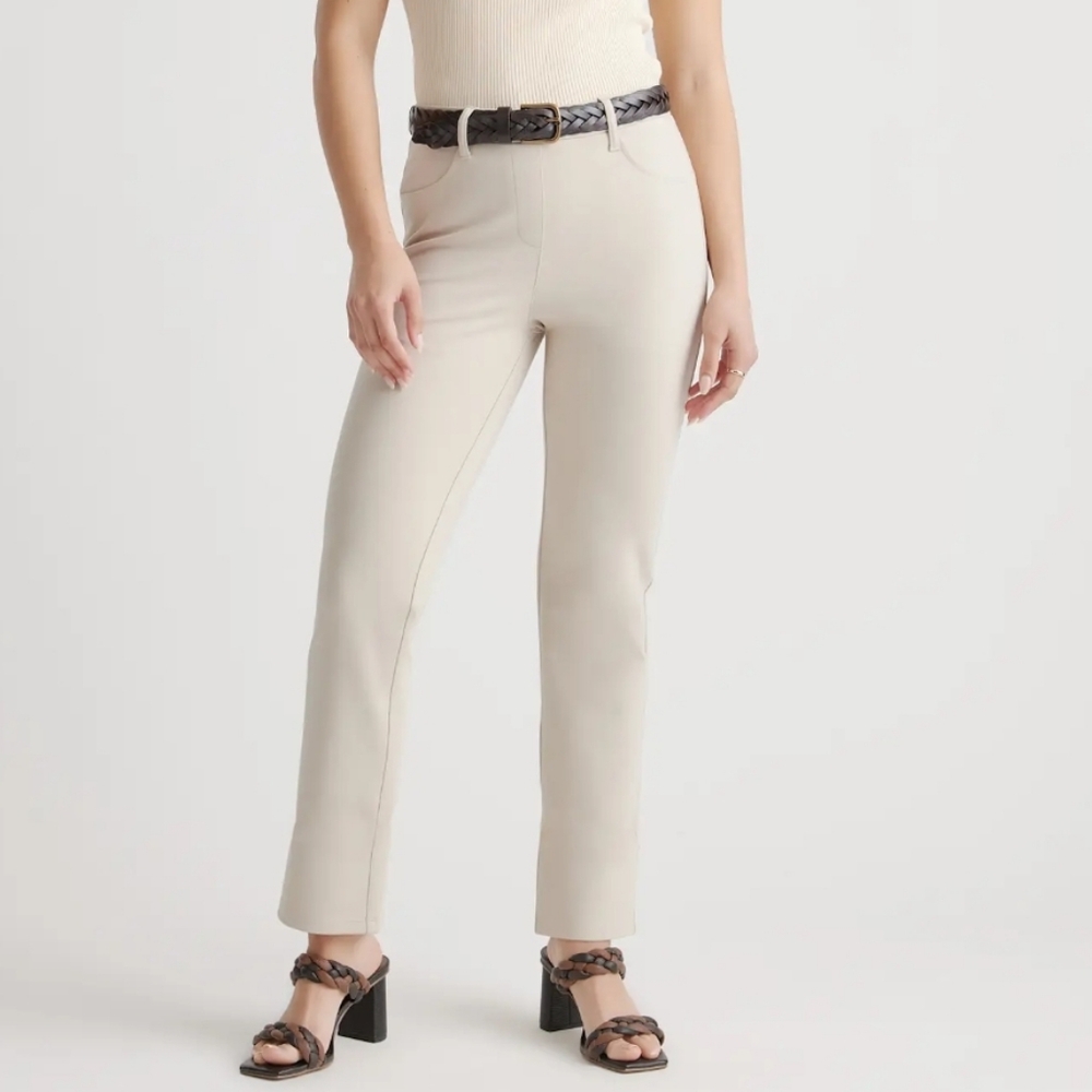 Quince Stretch Pointe Straight Leg Size Large